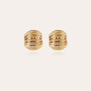 Gas Bijoux Gouden Oorbellen Anne Strass Stud
