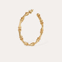 Gas Bijoux Gouden Oorbellen Bamboo Hoop