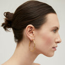 Gas Bijoux Gouden Oorbellen Bamboo Hoop
