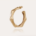 Gas Bijoux Gouden Oorbellen Bambou Strass
