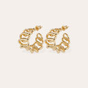Gas Bijoux Gouden Oorbellen Bronx Hoop