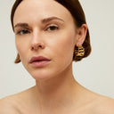 Gas Bijoux Gouden Oorbellen Bronx Hoop