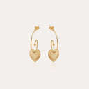 Gas Bijoux Gouden Oorbellen Céline Love Mini