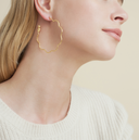 Gas Bijoux Gouden Oorbellen Florette Hoop