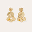 Gas Bijoux Gouden Oorbellen Lucky Sequin Small Size