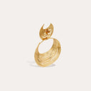 Gas Bijoux Gouden Oorbellen Luna Wave