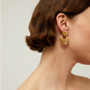 Gas Bijoux Gouden Oorbellen Luna Wave Mini