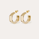 Gas Bijoux Gouden Oorbellen Mila Hoop