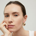 Gas Bijoux Gouden Oorbellen Mila Hoop