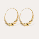 Gas Bijoux Gouden Oorbellen Multiperla Hoops