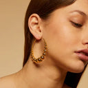 Gas Bijoux Gouden Oorbellen Multiperla Hoops