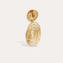 Gas Bijoux Gouden Oorbellen Wave Large