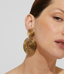 Gas Bijoux Gouden Oorbellen Wave Large