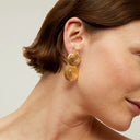 Gas Bijoux Gouden Oorbellen Wave Small