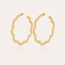 Gas Bijoux Oorbellen Bolduc Flore Gas Hoop Large