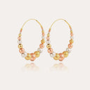 Gas Bijoux Oorbellen Multiperla Hoops Tricolor