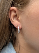 Gisser Jewels Medium Rope Hoop Oorbellen