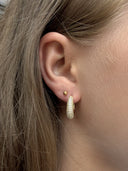 Gisser Jewels Pave Hoop Oorbellen