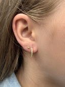 Gisser Jewels Small Rope Hoop Oorbellen