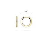 Gisser Jewels Allure Medium Hoop Oorbellen