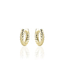 Gisser Jewels Small Rope Hoop Oorbellen