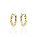 Gisser Jewels Medium Rope Hoop Oorbellen