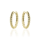 Gisser Jewels Large Rope Hoop Oorbellen