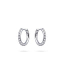 Gisser Jewels Sparkling Medium Hoop Oorbellen