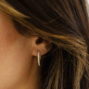 Gisser Jewels Sparkling Large Hoop Oorbellen