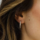 Gisser Jewels Sparkling Large Hoop Oorbellen