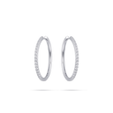 Gisser Jewels Sparkling Statement Hoop Oorbellen