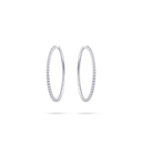 Gisser Jewels Sparkling Oversized Statement Hoop Oorbellen