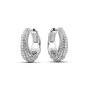 Gisser Jewels Pave Hoop Oorbellen