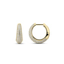 Gisser Jewels Pave Hoop Oorbellen