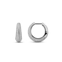 Gisser Jewels Pave Hoop Oorbellen