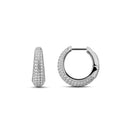 Gisser Jewels Pave Hoop Oorbellen