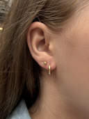 Gisser Jewels Bold Tube Medium Hoop Oorbellen