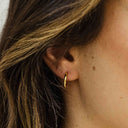 Gisser Jewels Tube Medium Hoop Oorbellen