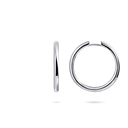 Gisser Jewels Bold Tube Statement Hoop Oorbellen