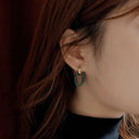 Gisser Jewels Bold Tube Mini Hoop Oorbellen