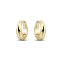Gisser Jewels Polished Hoop Oorbellen