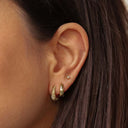 Karma Oorbellen Hinged Hoops FLORA Twist model