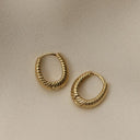 Karma Oorbellen Hinged Hoops FLORA Twist 