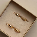 Karma Oorbellen Hinged Hoops FLORA Twist