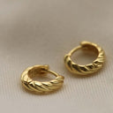 Karma Oorbellen Hinged Hoops JOYA Twist 12MM