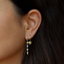 Karma Oorbellen Hinged hoops LIZZY model