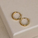 Karma Oorbellen Plain Hinged Hoops 12mm