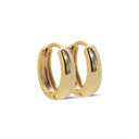 Karma Oorbellen Plain Hinged Hoops Classic 12mm goud