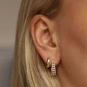 Karma Oorbellen Plain Hinged Hoops Classic 12mm model