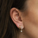 Karma Oorbellen Plain Hinged Hoops Rosie 10mm